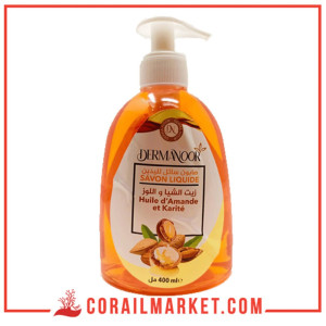 Dermanoor Savon Liquide Senteur Huile D'amande Et Karité 400 Ml