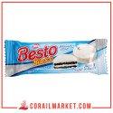 Besto Bifa Biscuit Cacaoté Enrobe Au Chocolat Blanc 95 G