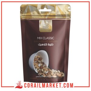 RAYA NUTS, AMANDE, CAJOU, PISTACHE, GRAINE DE COURGE, CACAHUÈTE salé MIX CLASSIC 150 GR