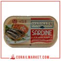 MARINARA, SARDINE À LA sauce TOMATE 125 GR
