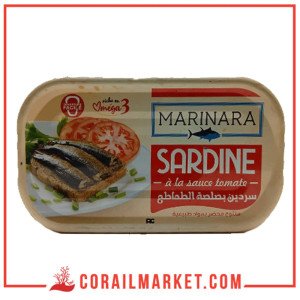 مارينارا، سردين مع صلصة الطماطم 125 جرام