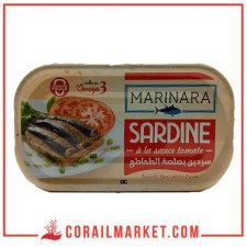 MARINARA, SARDINE À LA sauce TOMATE 125 GR