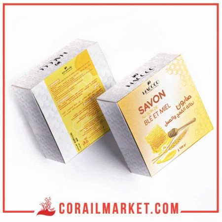 Macoco savon son de blé et miel 100g