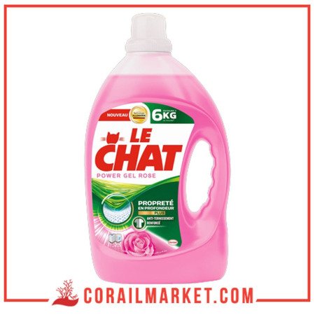 LE CHAT DÉTERGENT GEL MACHINE ROSE 2.5 L