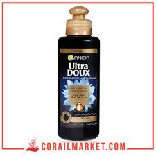 GARNIER ULTRA DOUX CRÈME SOIN SANS RINÇAGE CHARBON NOIR ET HUILE DE NIGELLE 200ML