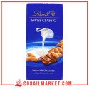 Lindt Swiss Classic Chocolat au lait d'amande entière 100g.