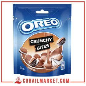 OREO biscuits cacaoté fourrés à la crème enrobée au chocolat 110 g