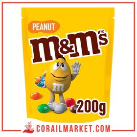 M&m's Bonbons Cacahuètes Enrobés De Chocolat 200 G