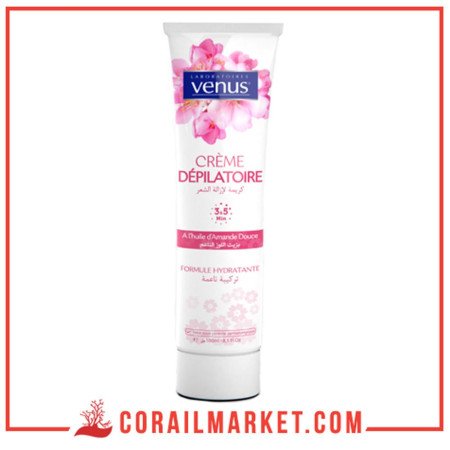 Venus Crème Dépilatoire À L'extrait D'huile D'amande Douce 100 Ml