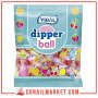 VIDAL BONBONS caramels moelleux saveur FRUITS remplis d’une exquise garniture liquide fabriquée Sans gluten 900 G