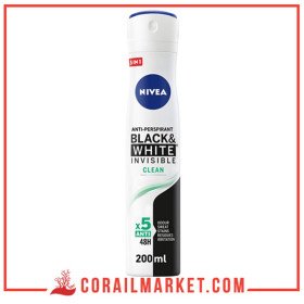 Nivea Déodorant Anti Transpirant Black&white Invisible Active 200 Ml