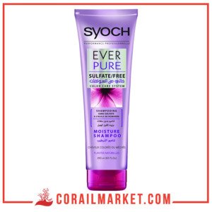 Syoch Shampoing Pour Cheveux Colorés À L'huile De Romarin Sans Sulfate Ever Pure 250ml