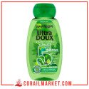 ULTRA DOUX garnier Shampoing detox thé vert et 5 plantes  250 ml