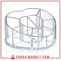 ORGANISATEUR DE MAQUILLAGE EN FORME DE CŒUR 16*14*7.5CM FREEHOME
