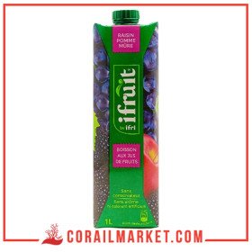 Ifruit Jus Gout Raisin Pomme Mûre 1 L
