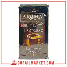 AROMA CAFÉ MOULU ESPRESSO 100% ROBUSTA 250 GRS