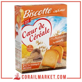 Cœur De Céréale Biscotte multi céréales 250 G