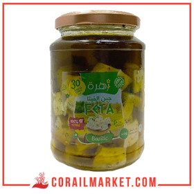 fromage feta au basilic zahra 340 g