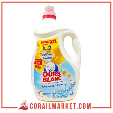Ours Blanc Lessive En Liquide Vêtements Aux Savon Marseille 4.5 L