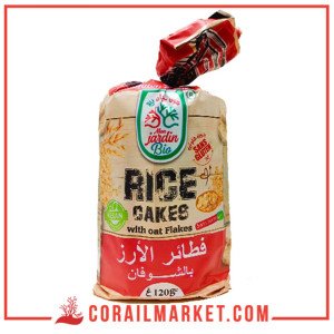 Mon Jardin Bio Galettes De Riz À L'avoine 120 G