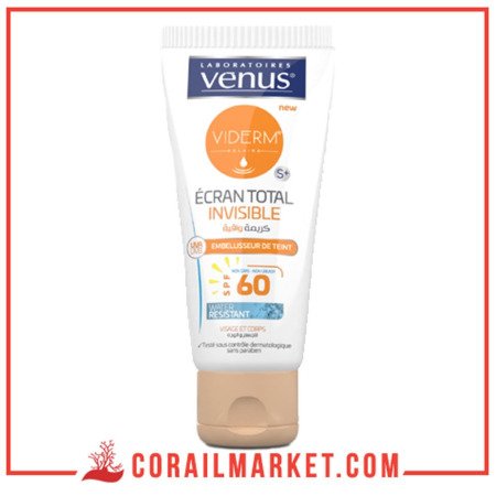 VENUS Viderm Écran Total Invisible (Visage & Corps) - SPF 60 50 ML