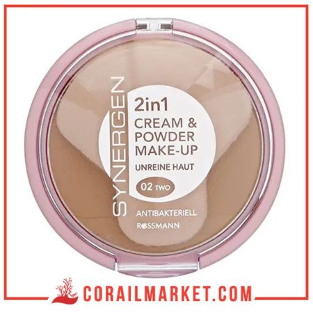 Synergen 2in1 Maquillage Crème & Poudre, Couleur: 01