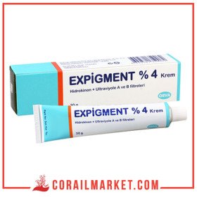 Expigment Hydroquinone 4% creme Blanchiment de la peau, Éclaircissement 30 g