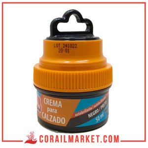 la piel Cirage En Crème Noir 50 Ml
