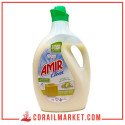 Amir Clean Lessive En Liquide Au Savon De Marseille Et Huile D'amande Douce 2,5 L