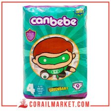 Canbebe Couches Bébé Greenbaby N 04 (7-17 Kg) 9 Couches