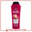 Gliss Schwarzkopf Shampoing Ultimate Color Au 3d-couleur-luminance & Sérum Kératine Pour Cheveux Colorés, Méchés 250 Ml