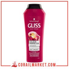 Gliss Schwarzkopf Shampoing Ultimate Color Au 3d-couleur-luminance & Sérum Kératine Pour Cheveux Colorés, Méchés 250 Ml