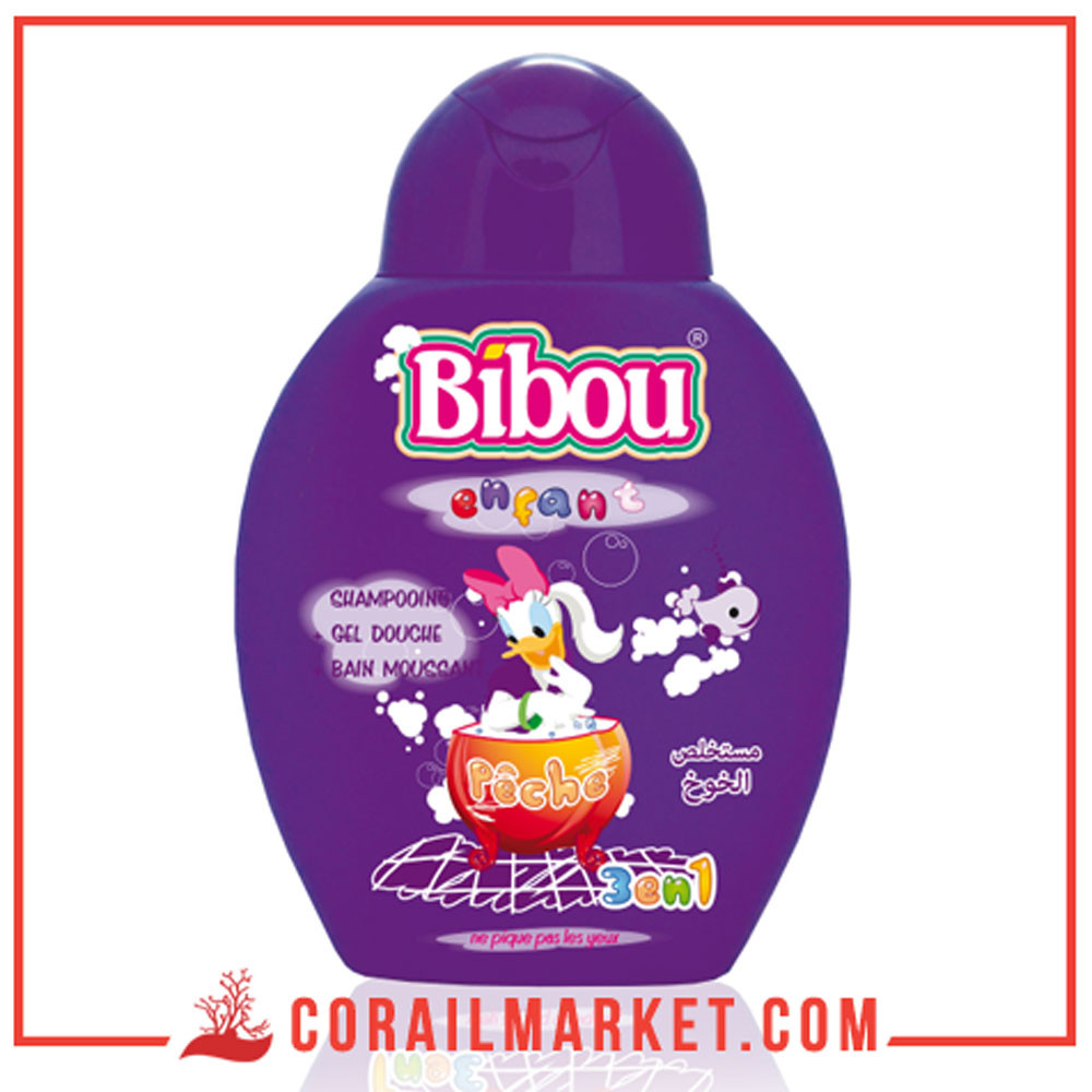 Bibou Labo Nedjma shampooing et gel douche enfant senteur pêche 280 ml –  Corail Market