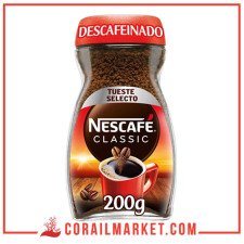 NESCAFE CLASSIC Café soluble décaféiné 200 g
