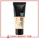 Maybelline - Fit Me Foundation Matte + Poreless - 100: Warm Ivory