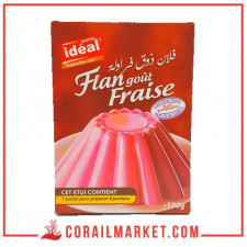 FLAN fraise idéal 100 g