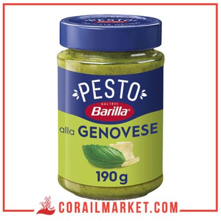 BARILLA  Sauce pesto genovese au basilic frais 190g