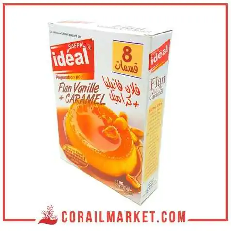 FLAN VANILLE CARAMEL idéal 100g FLAN VANILLE CARAMEL idéal 100g