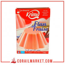 flan fraise krima 100 g