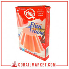 flan fraise krima 100 g