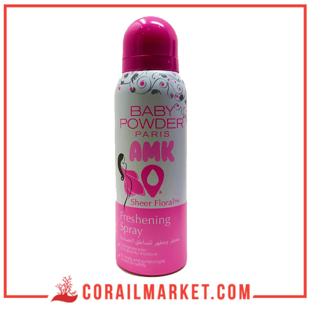 Baby powder Paris AMK sheer floral Déodorant Intime Femme 125 Ml – Corail  Market
