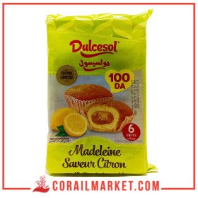 Dulcesol madeleine fourré au gelée de citron 150 g