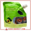 Frederm Cosmetiques Masque Facial à la Boue de la Mer Morte au avocat 250 ml