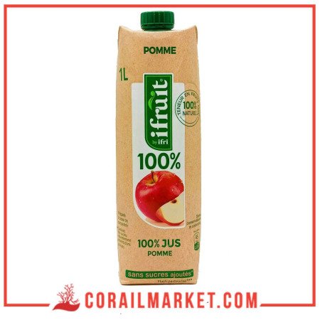 ifri IFRUIT JUS DE FRUIT 100% JUS DE POMME 1 L