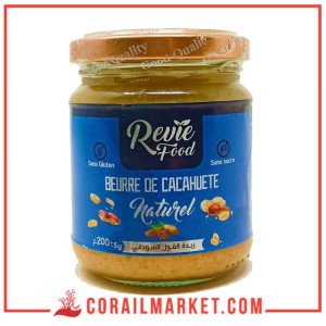 REVIE FOOD beurre de cacahuette sans sucre ajouté SANS GLUTEN 200 g