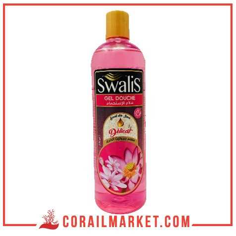 Gel de bain adoucissant au protéine de soie délicat swalis 500 ml