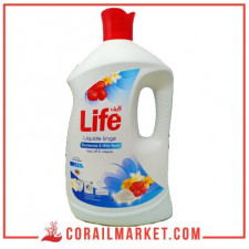 lessive en liquide bicarbonate & mille-fleurs life 5 l
