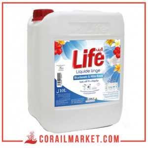 lessive en liquide bicarbonate & mille-fleurs life 10 l