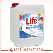lessive en liquide bicarbonate & mille-fleurs life 10 l