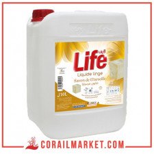 lessive en liquide aux savon de Marseille life 10 l